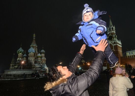 New Year festivities on Red Square