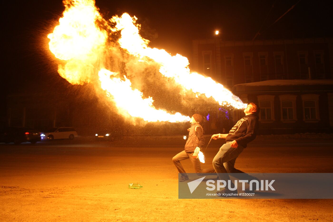 New Year celebrations in Novosibirsk