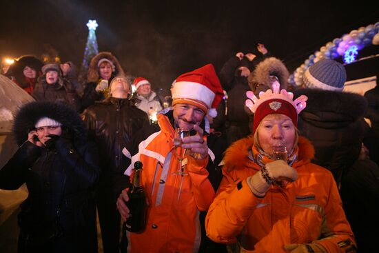 New Year celebrations in Novosibirsk