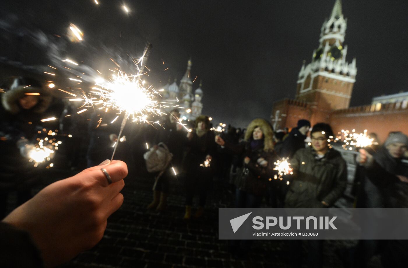 New Year festivities on Red Square