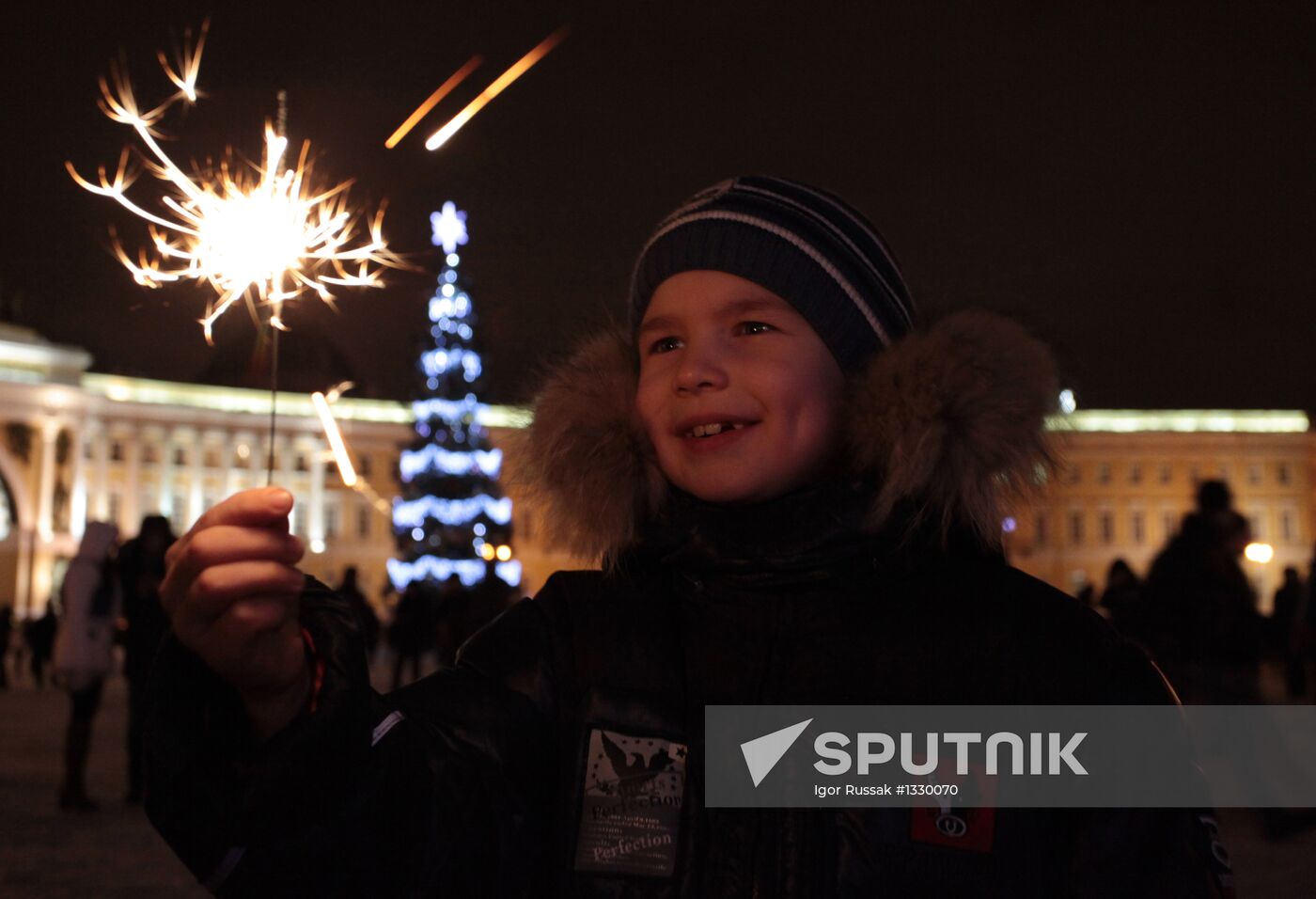 New Year celebrations in St Petersburg