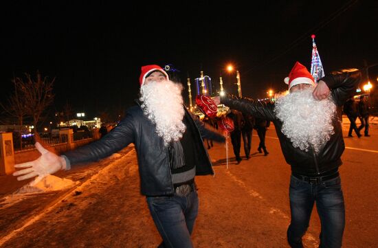 New Year celebrations in Grozny