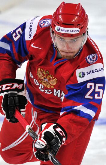 Hockey Youth World Championship. Quarterfinal Russia-Switzerland