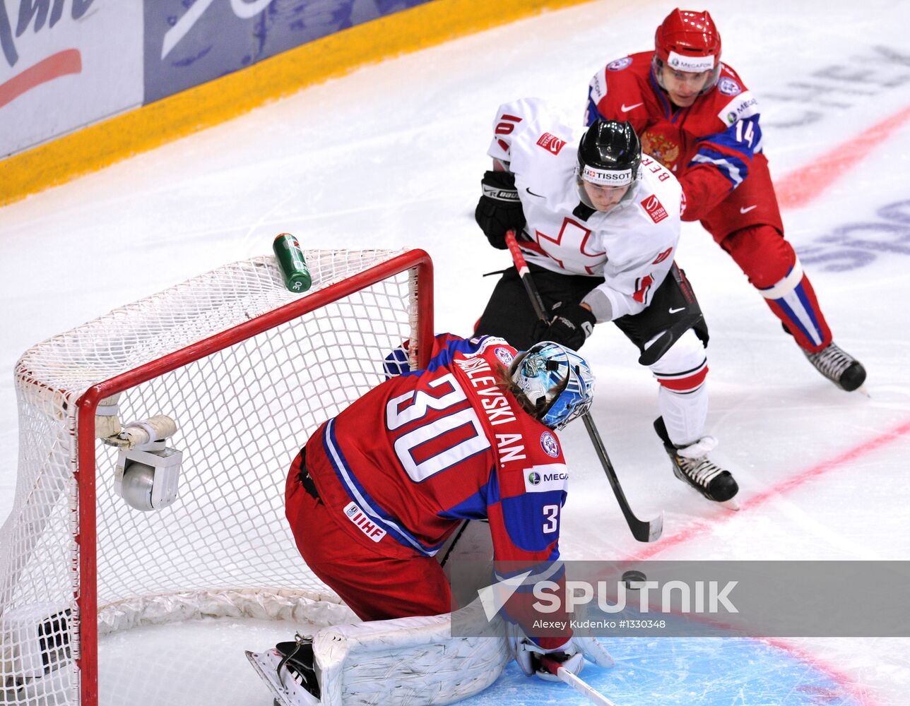Hockey Youth World Championship. Quarterfinal Russia-Switzerland