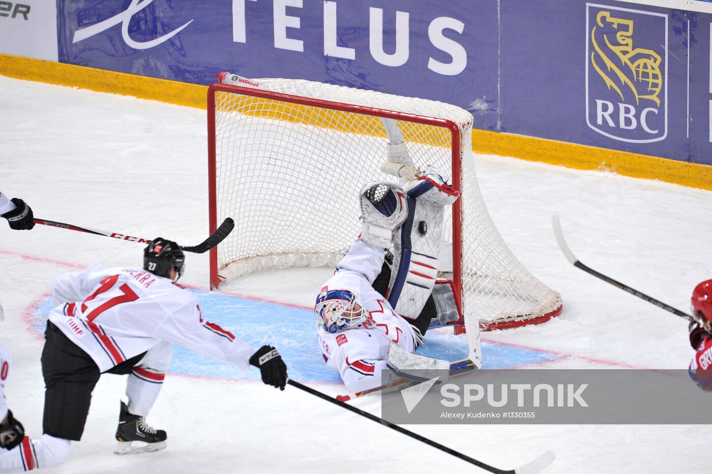 Hockey Youth World Championship. Quarterfinal Russia-Switzerland