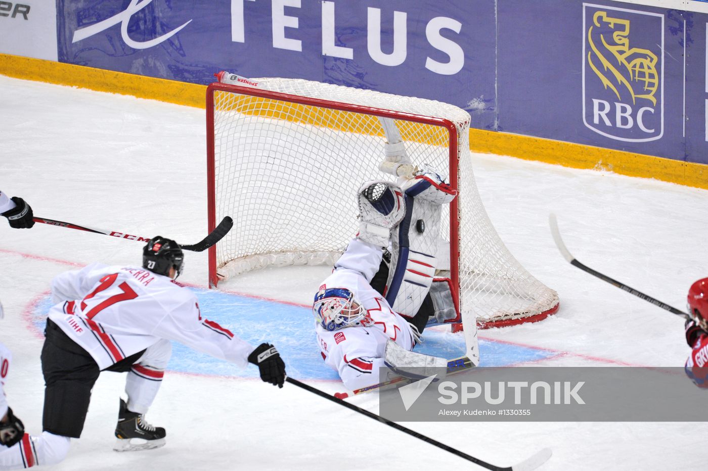 Hockey Youth World Championship. Quarterfinal Russia-Switzerland