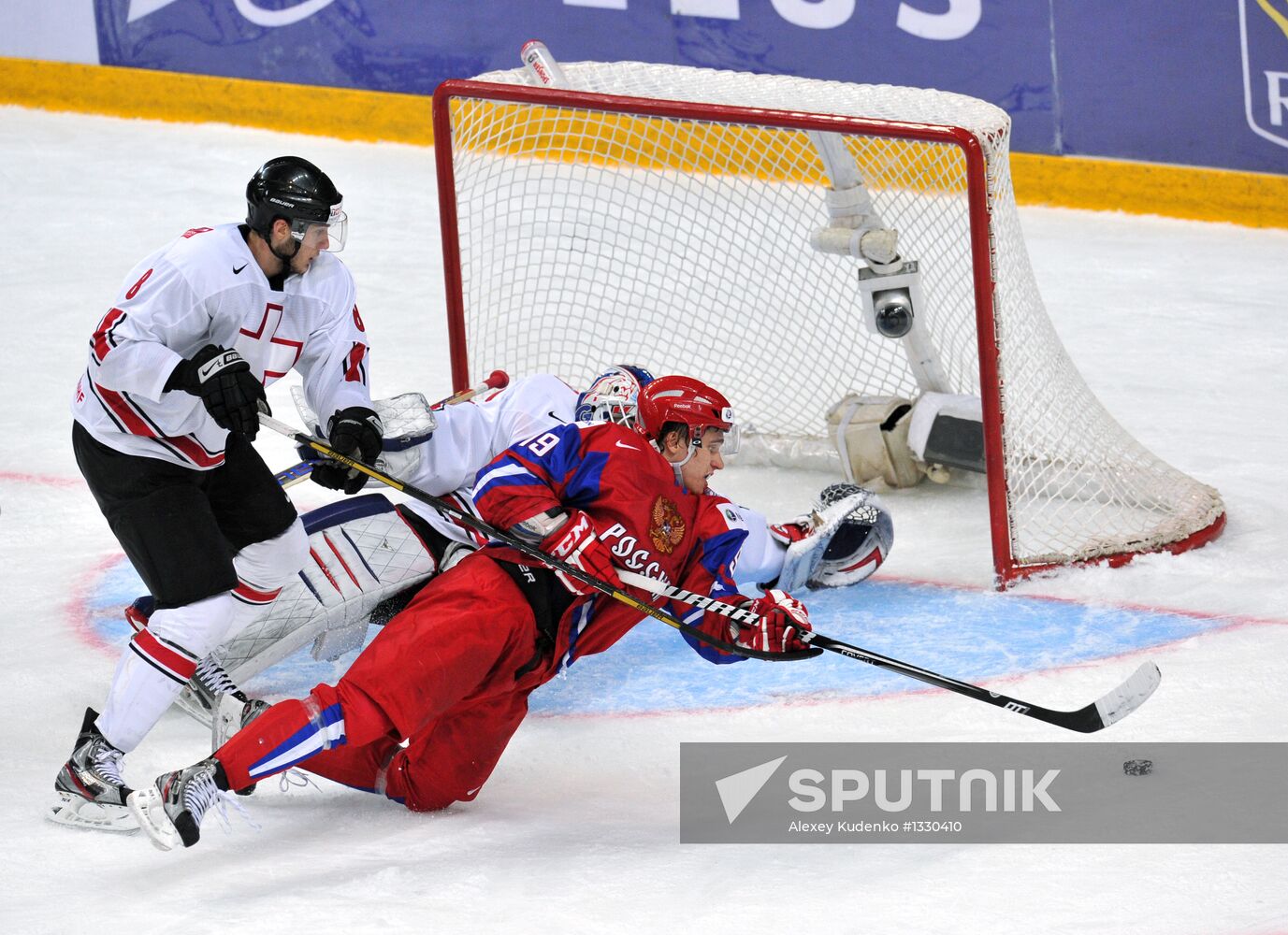 Hockey Youth World Championship. Quarterfinal Russia-Switzerland