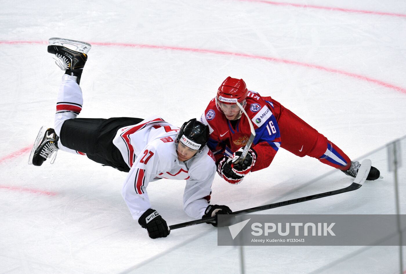 Hockey Youth World Championship. Quarterfinal Russia-Switzerland