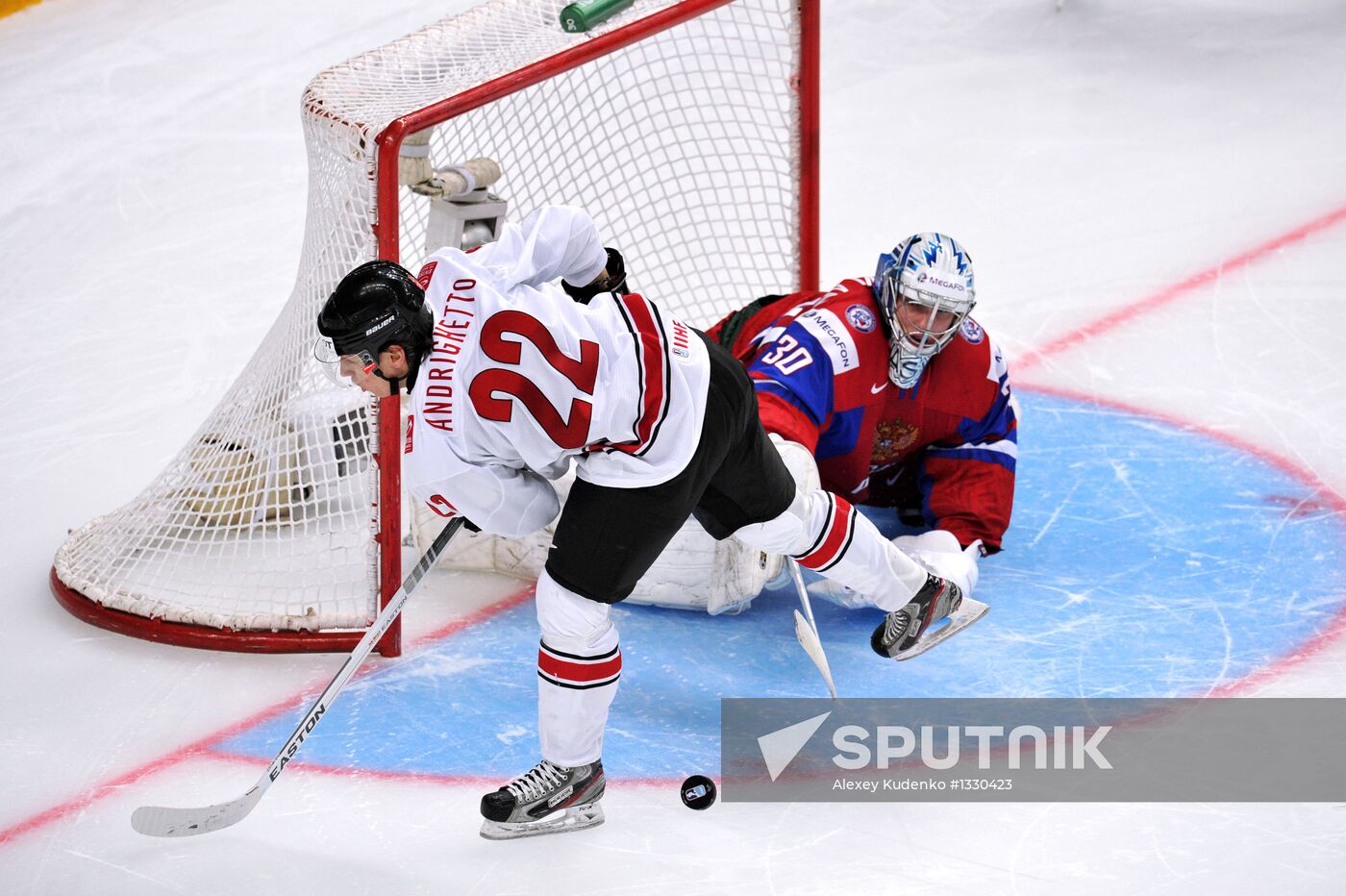 Hockey Youth World Championship. Quarterfinal Russia-Switzerland