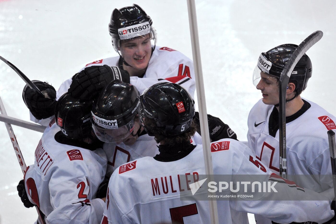 Hockey Youth World Championship. Quarterfinal Russia-Switzerland