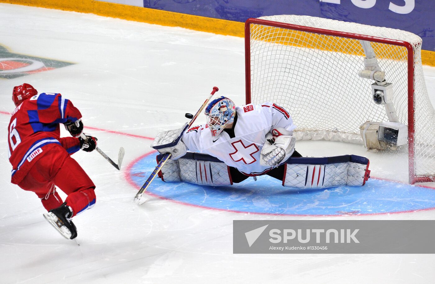 Hockey Youth World Championship. Quarterfinal Russia-Switzerland