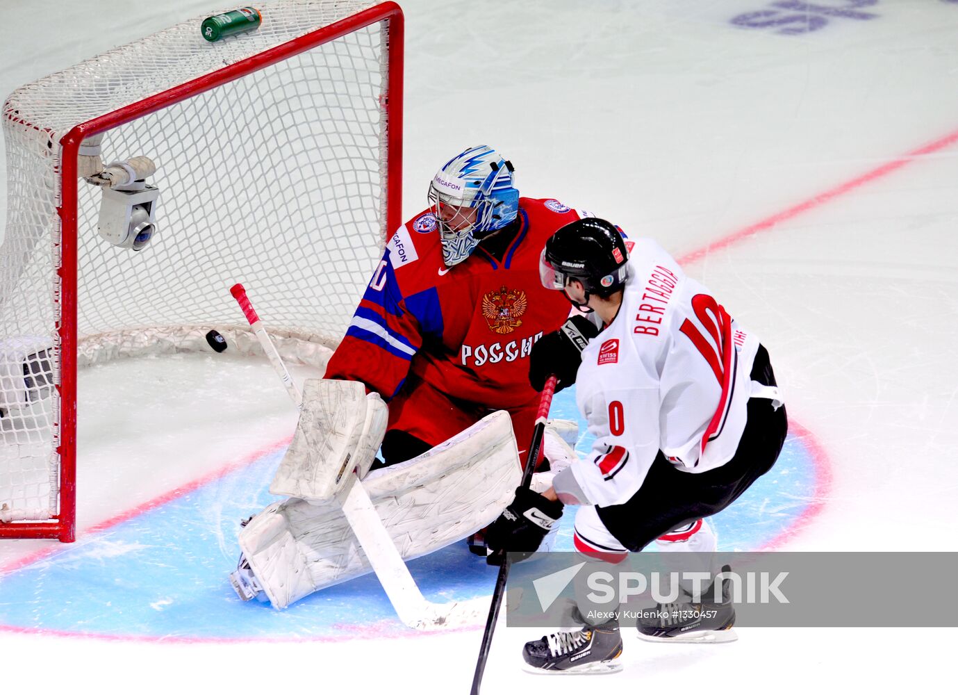 Hockey Youth World Championship. Quarterfinal Russia-Switzerland