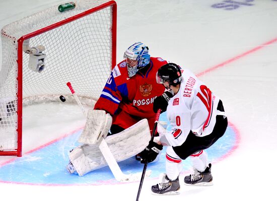 Hockey Youth World Championship. Quarterfinal Russia-Switzerland