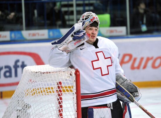 Hockey Youth World Championship. Quarterfinal Russia-Switzerland