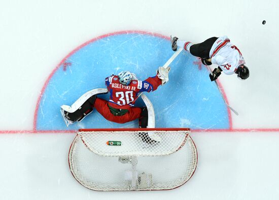 Hockey Youth World Championship. Quarterfinal Russia-Switzerland