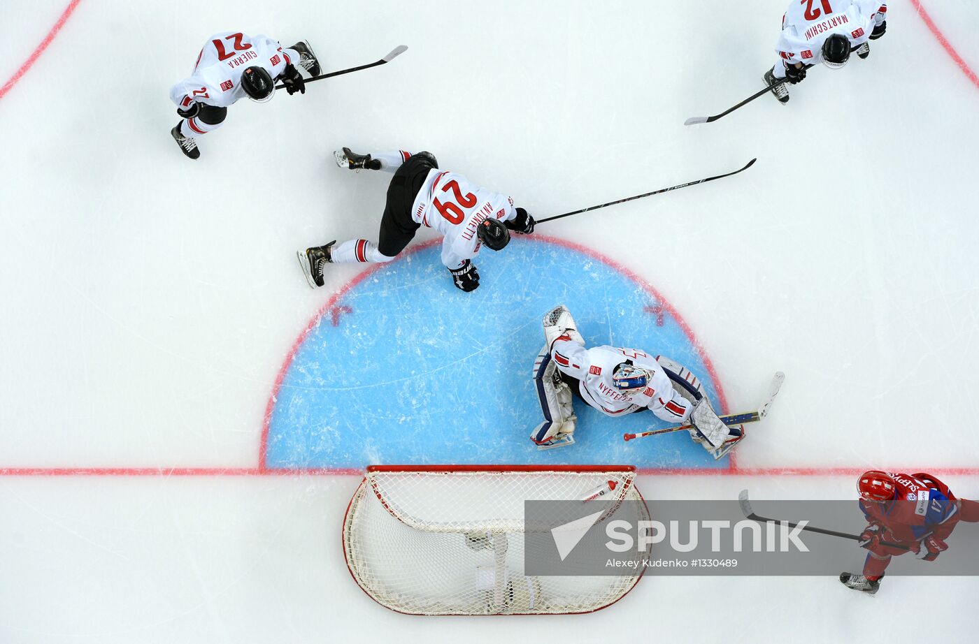 Hockey Youth World Championship. Quarterfinal Russia-Switzerland
