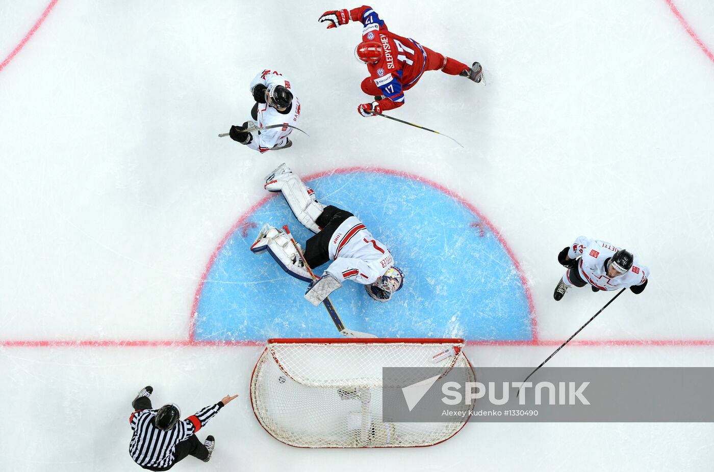 Hockey Youth World Championship. Quarterfinal Russia-Switzerland