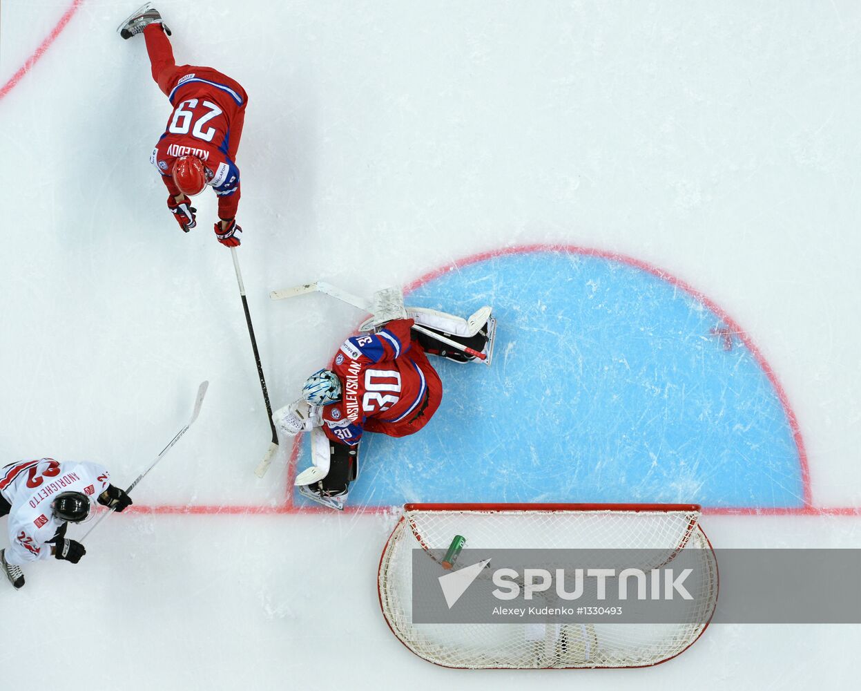 Hockey Youth World Championship. Quarterfinal Russia-Switzerland