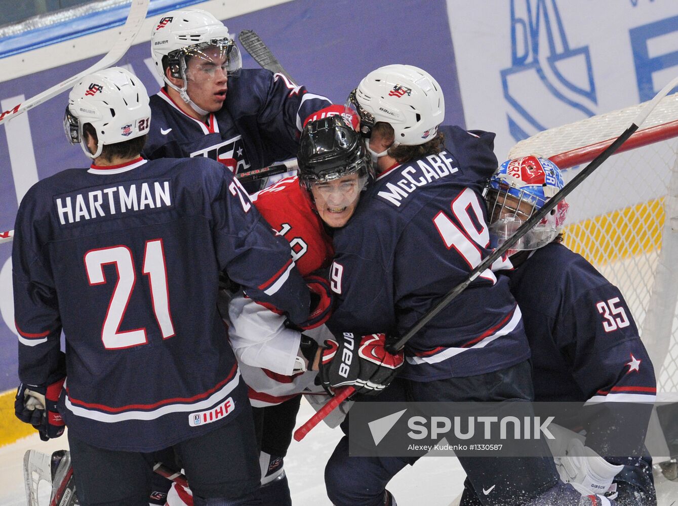 World Junior Ice Hockey Championships. Semifinals. Canada vs. US