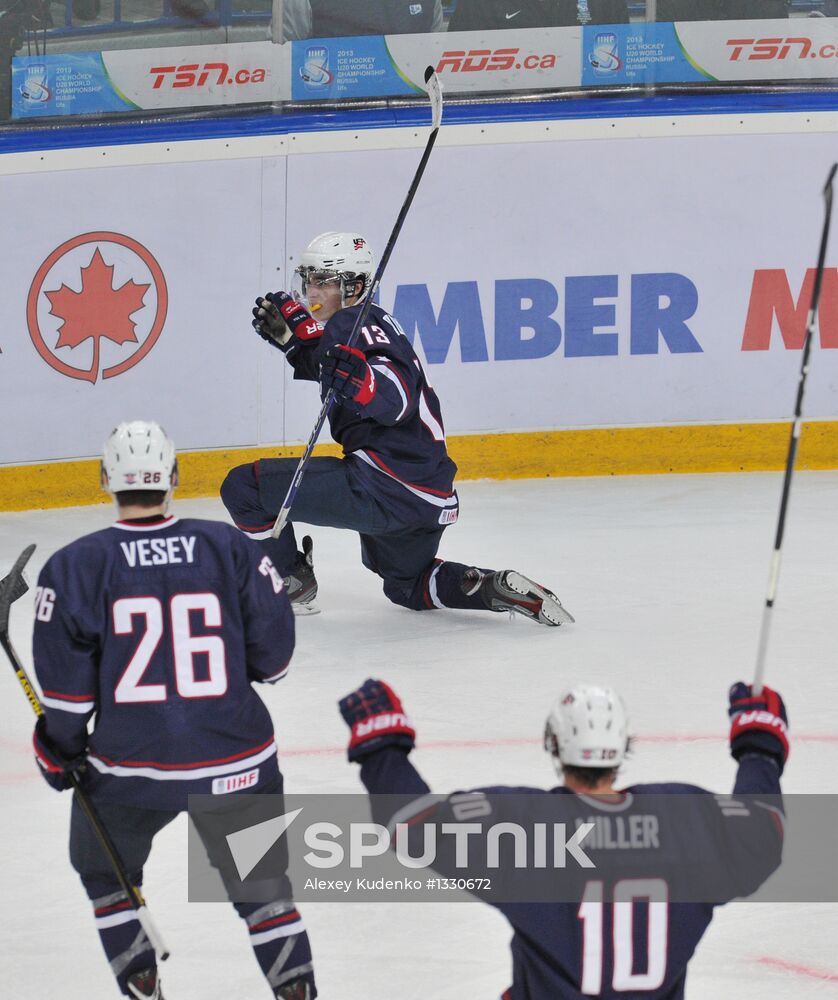 World Junior Ice Hockey Championships. Semifinals. Canada vs. US