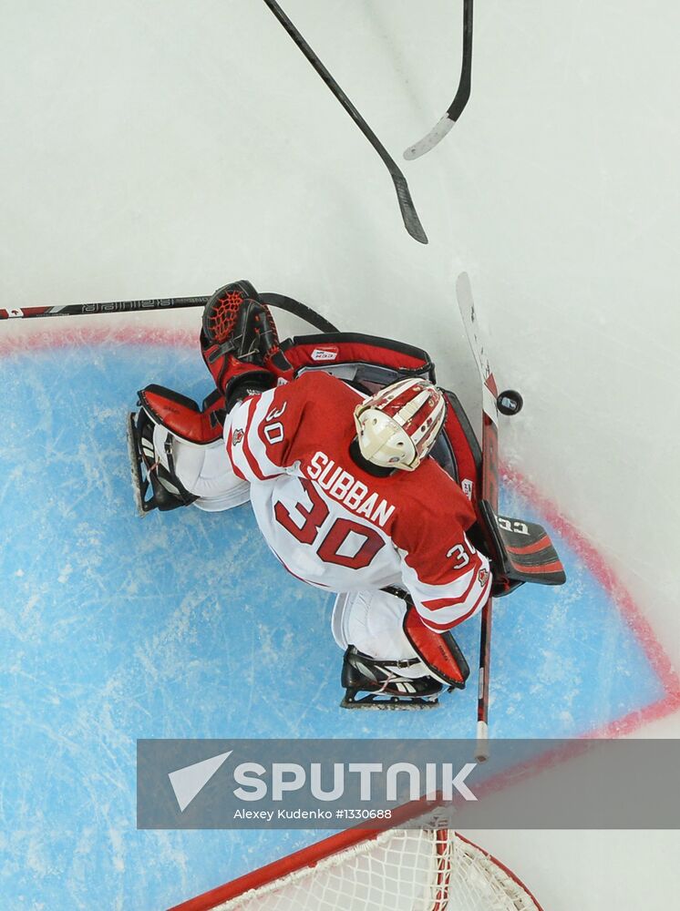 World Junior Ice Hockey Championships. Semifinals. Canada vs. US