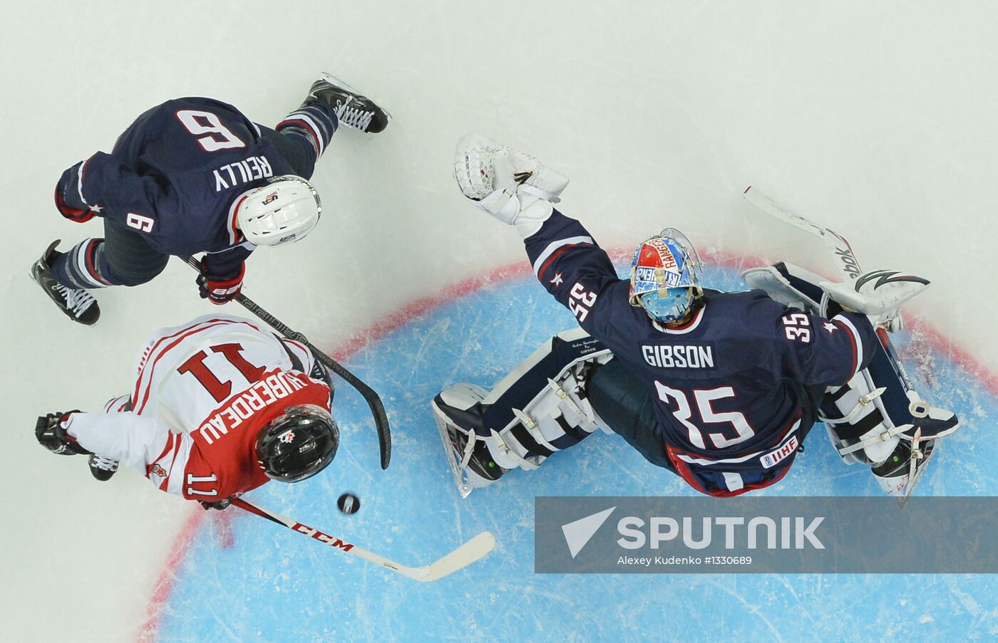 World Junior Ice Hockey Championships. Semifinals. Canada vs. US