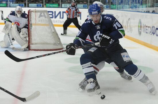 Kontinental Hockey League. Dynamo (Moscow) vs. Torpedo