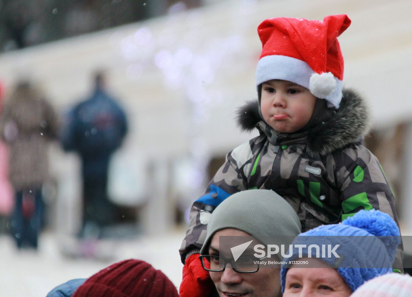 City residents enjoy winter holidays in Sokolniki park