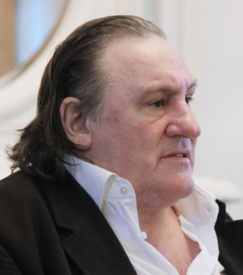 President Vladimir Putin meets with actor Gerard Depardieu