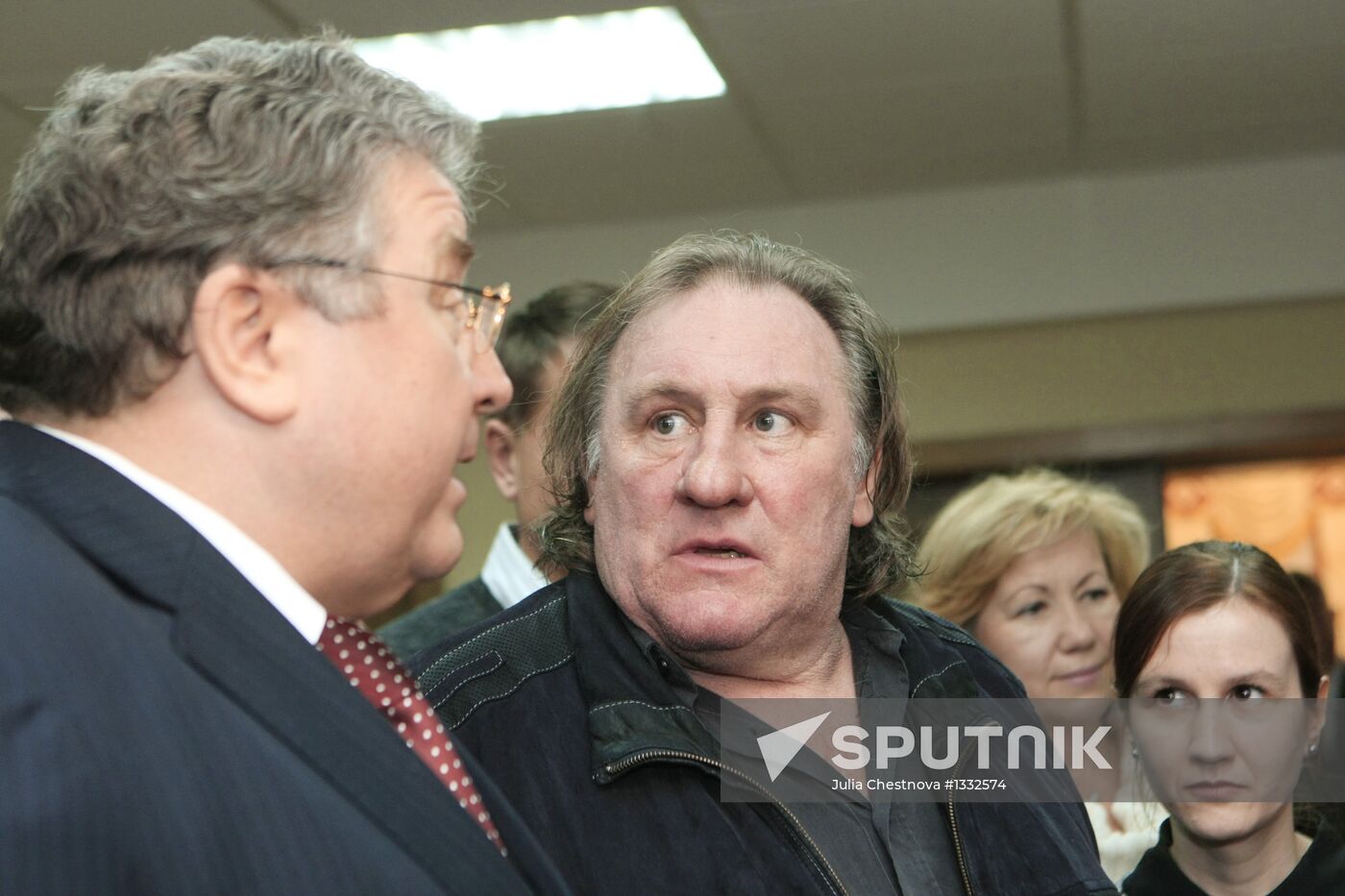 Actor Gerard Depardieu visits Saransk