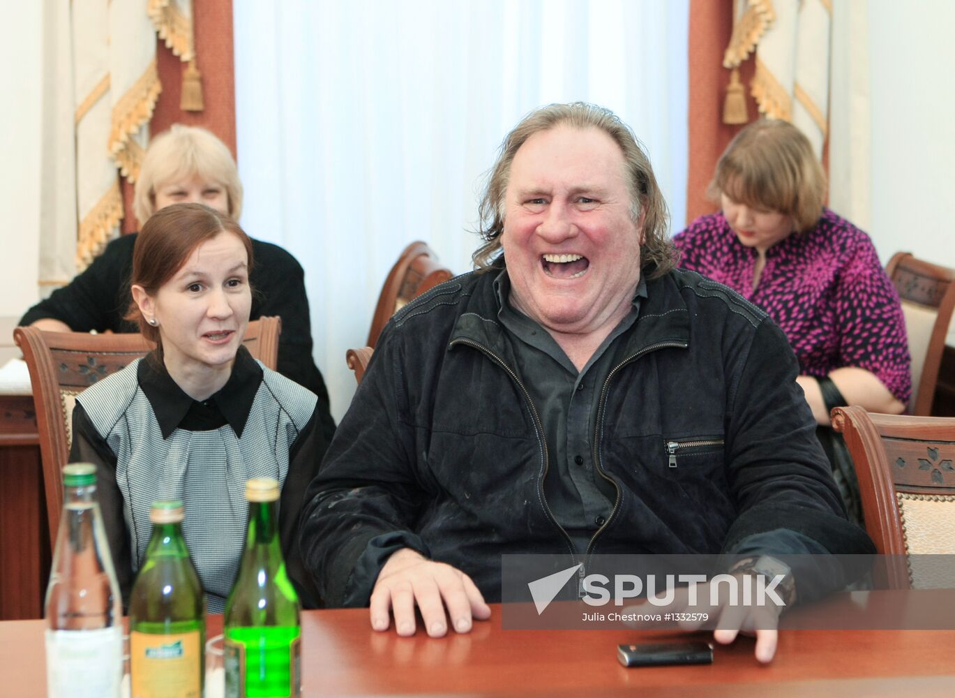 Actor Gerard Depardieu visits Saransk