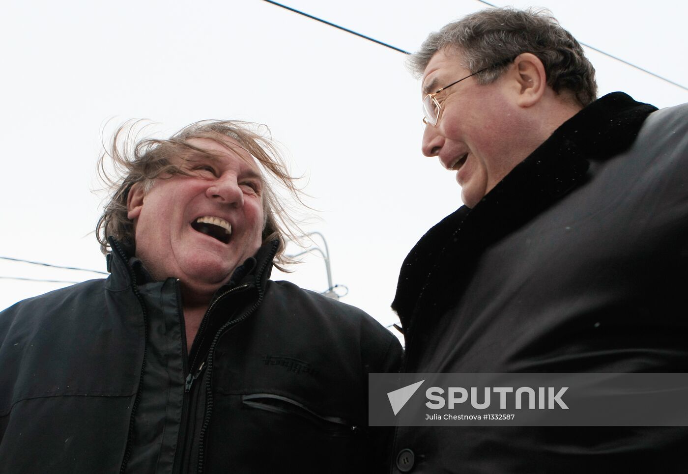 Actor Gerard Depardieu visits Saransk