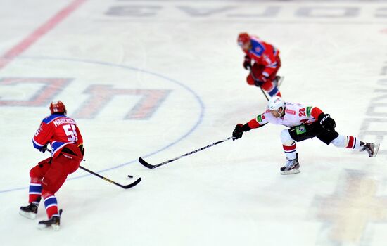 Kontinental Hockey League. CSKA vs. Traktor