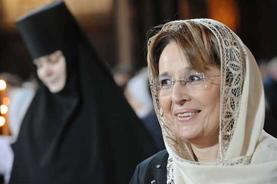 Christmas service in Christ the Saviour Cathedral