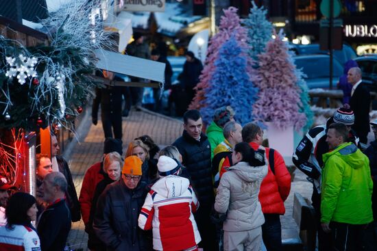 Winter holiday in Courchevel, France