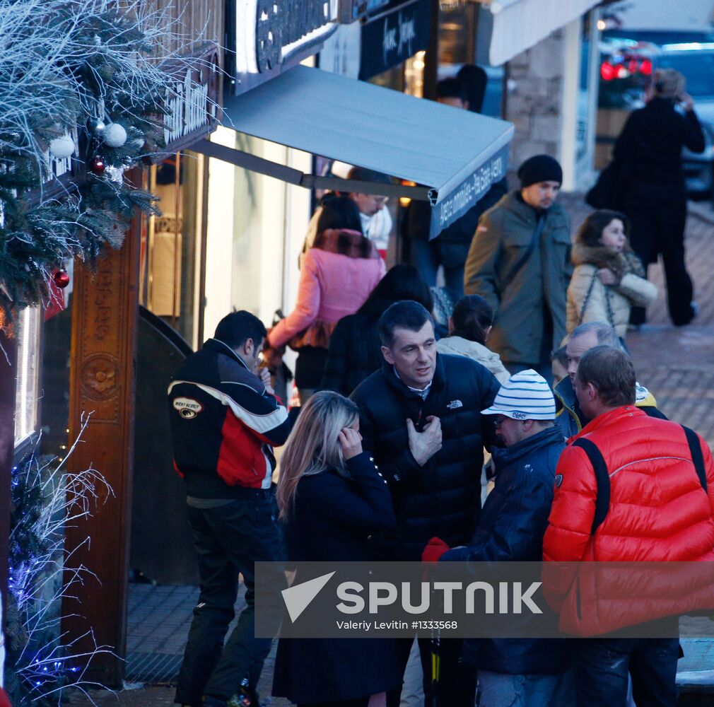 Winter holiday in Courchevel, France