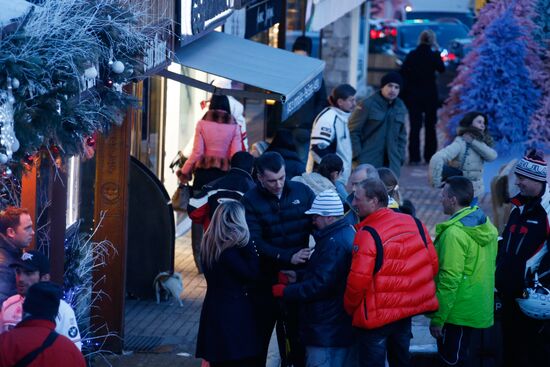 Winter holiday in Courchevel, France