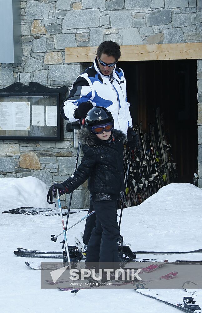 Winter recreation in Courchevel