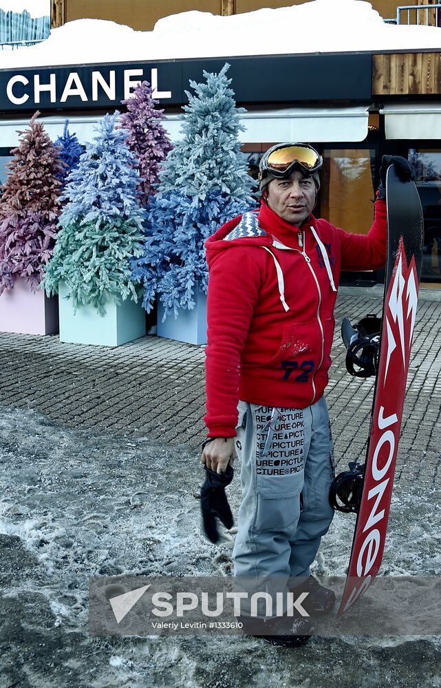 Winter recreation in Courchevel