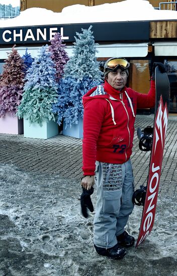 Winter recreation in Courchevel