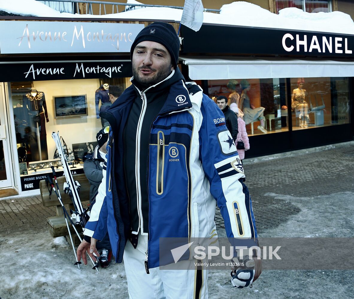 Winter recreation in Courchevel