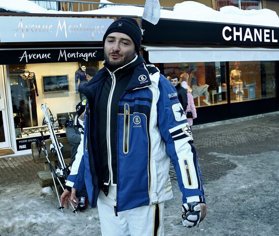 Winter recreation in Courchevel