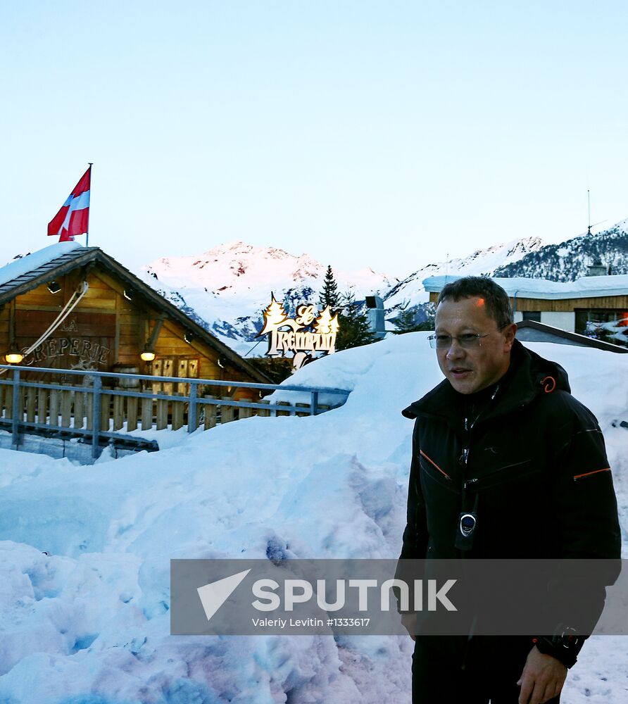 Winter recreation in Courchevel