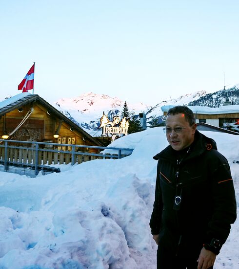 Winter recreation in Courchevel