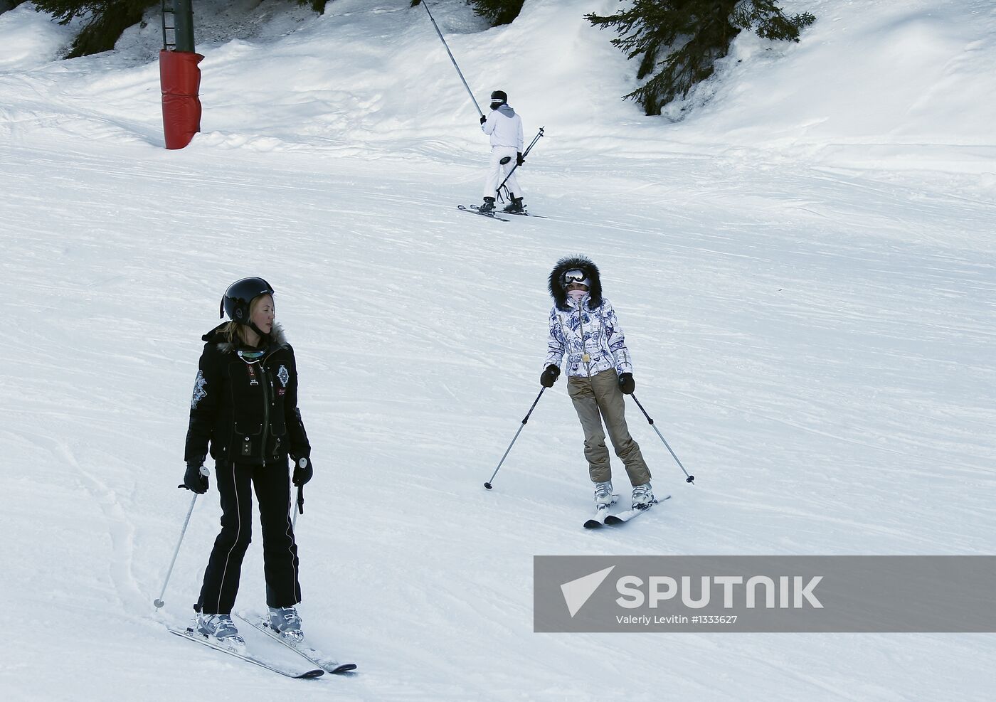 Winter recreation in Courchevel