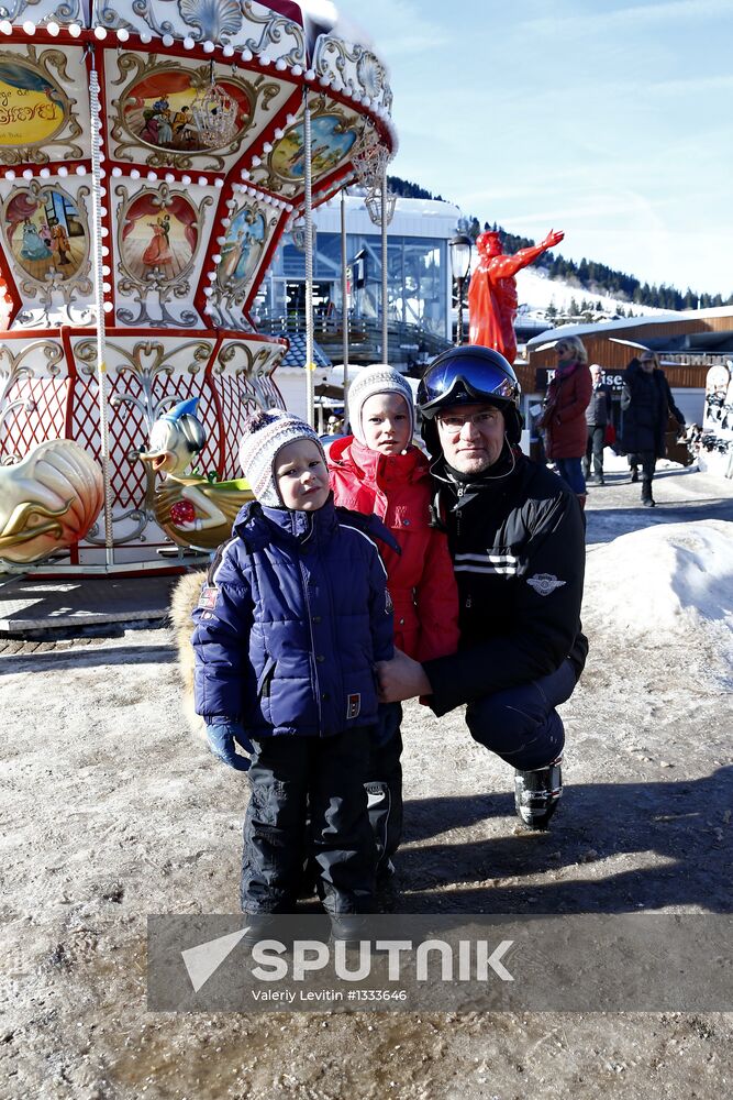 Winter holiday in Courchevel, France