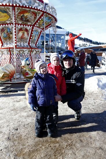 Winter holiday in Courchevel, France