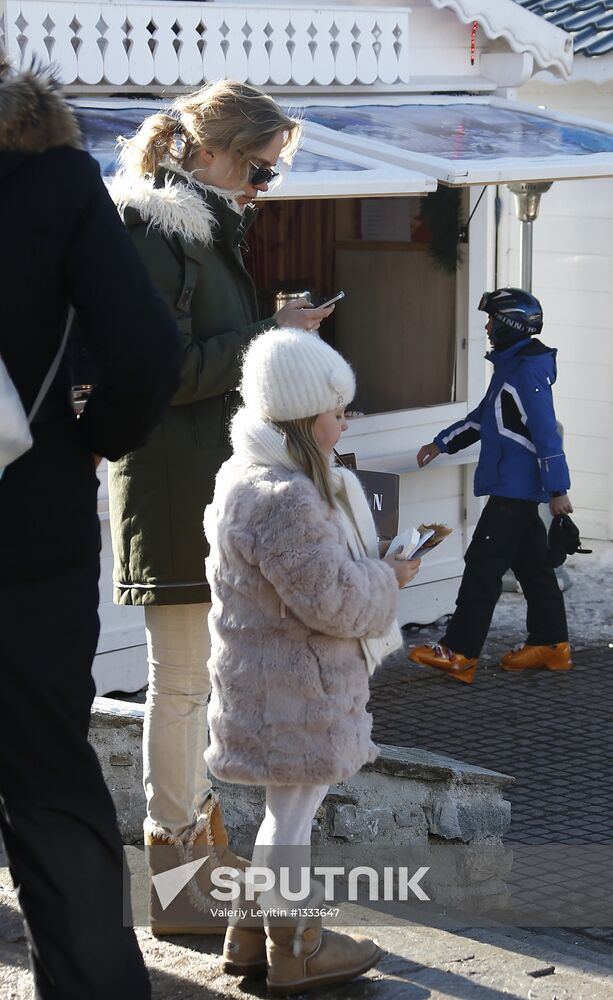 Winter holiday in Courchevel, France