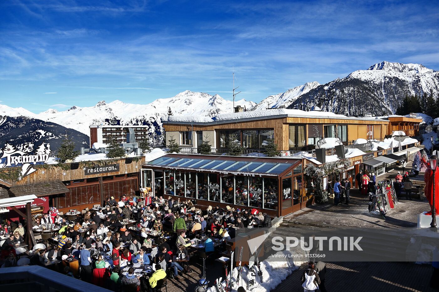 Winter holiday in Courchevel, France