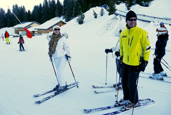 Winter holiday in Courchevel, France